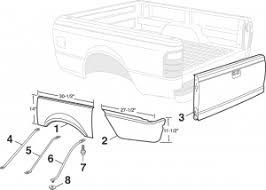 lmc truck bed and tailgate components