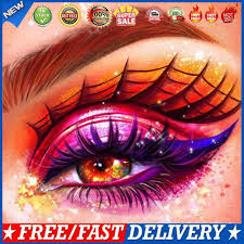 5d diy diamond painting kit bright eye