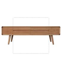 Modson Solid Oak Wood Coffee Table