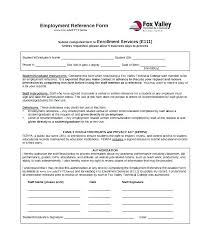Employment Reference Check Form Template Character Reference Request