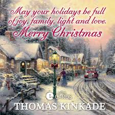 Has rolled out a way for people to handwrite a note and add it to a paper greeting card, without buying a stamp or going to the mailbox. Thomas Kinkade Hallmark Interactive Holiday E Card Thomas Kinkade Studios