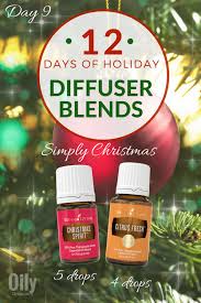 12 days of holiday diffuser blends