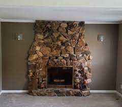 Mantel Or No Mantel With Stone Fireplace