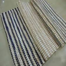 stripe jute cotton rugs at best