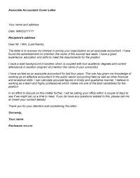 Accountant Cover Letter Sample Mwb Online Co