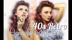 40s retro pinup look victory roll