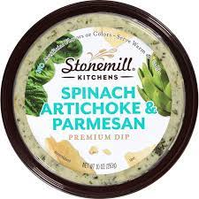 Spinach Artichoke Parmesan Dip Stonemill gambar png