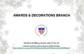 awards and decorations cles