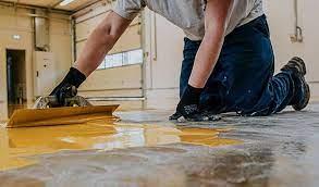 best ways to repair uneven concrete floors