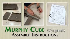murphy cube embly instruction video