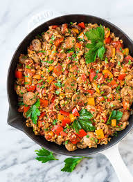 The sauce has the perfect balance between tomatoes and cream. Italian Sausage And Rice Casserole One Pan Meal Wellplated Com