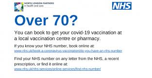 Getting vaccinated is easy and safe. Online And Telephone Booking For The Coronavirus Vaccine For People Aged 70 Or Above Is Now Available In Enfield Healthwatch Enfield