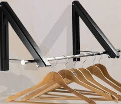 wall mounted clothes rack folding coat