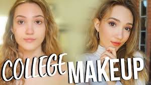 everyday college makeup routine 2018