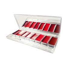 jual wardah lip palette perfect red