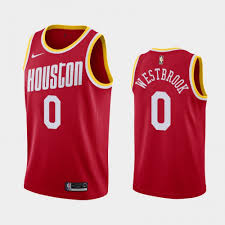 Shop houston rockets jerseys in official swingman and rockets city edition styles at fansedge. Men S Houston Rockets Russell Westbrook 2020 Classics Red Jersey Eaglesports05 On Artfire