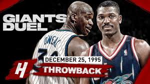 Classic nba 1.496 views2 year ago. Young Shaq Vs Mvp Hakeem Olajuwon 1995 Finals Rematch Duel Highlights In 2020 Hakeem Olajuwon Hakeem Shaq