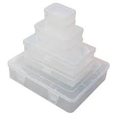 Clear plastic storage containers with lids. Goodma 7 Pieces Mixed Sizes Rectangular Empty Mini Clear Plastic Organizer Storage Box Containers With Hinged Lids For Small