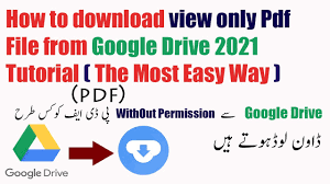 only pdf file from google drive