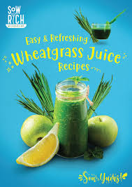 refreshing wheatgr juice recipes