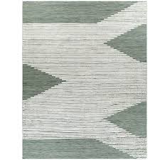 apache wool rug 5 x 7 6 green and