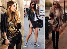 glam rock style in clothes for s