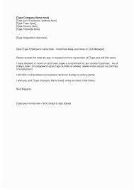 Example Letter Of Resignation 2 Week Notice Refrence Examples