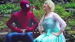 Spiderman & Frozen Elsa Challenge Fun- Siêu Nhân Người Nhện Và Nữ Hoàng  Băng Giá - video Dailymotion