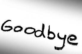 good bye words goodbye abstract