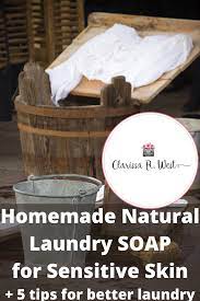 homemade natural laundry detergent for