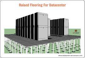 raised floor data center server