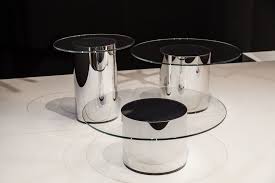 modern coffee tables with round glass