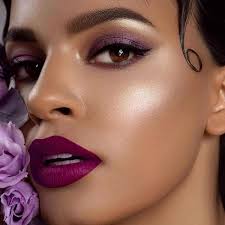 dark purple lipstick matte burgundy