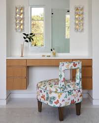 makeup vanity mirror under sloped