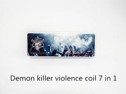 Original Demon Killer Violence Coil 7 In 1 Coil Kit Electronic Cigarette Rda Rta Atomizer Filter For Vapers Diy Coil Nichrome Wire Resistance Chart