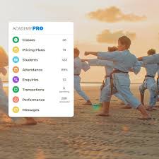 martial arts academy app software