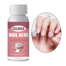 30ml quick dry nail glue with brush for