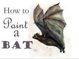 how to paint a bat art journal you