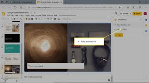 google slide animations and transitions