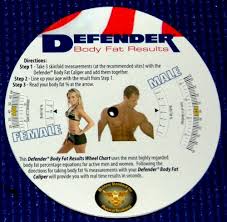 Defender Body Fat Caliper Plus Free Orbitape Body Tape