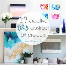 creative diy abstract wall art projects