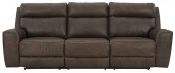 roman leather power reclining sofa