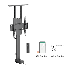 smart um motorized tv lift stand