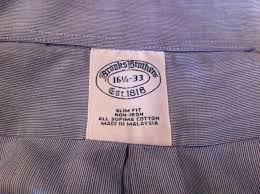 Brooks Brothers Review Unique Detailed Size Information