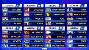 chions league group se draw