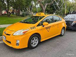 Taxi Cab Yellow Toyota Prius Picture