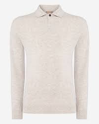 Polo Shirt Cashmere Sweater Fumo Grey