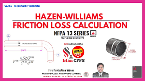 cl 18 friction loss calculation