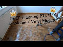 Asmr Linoleum Floor Cleaning With Crb