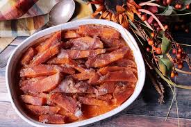 southern cand sweet potatoes baked